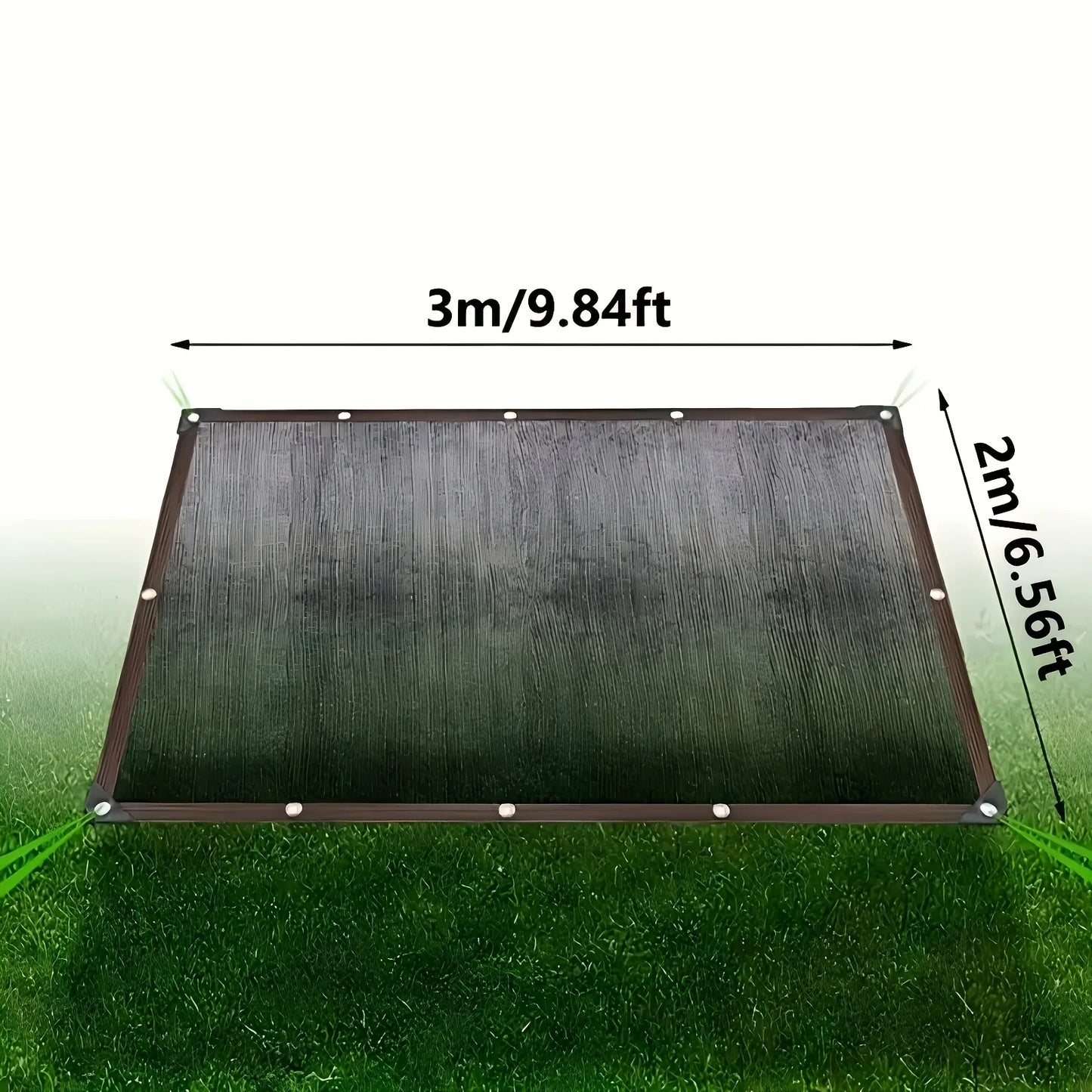 1pcs Black Shade Cloth Netting, 6x10ft Outdoor Mesh Tarp with Grommets - Breathable, for Garden Plants, Greenhouse, Chick