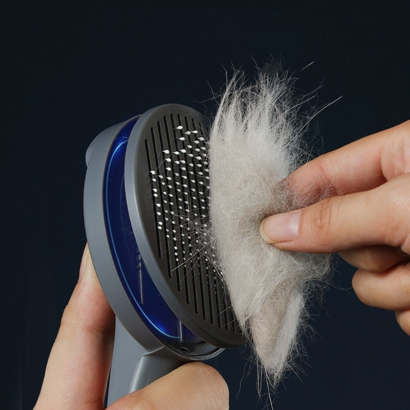 Cat Comb Dog Hair Remover Brush Pet Grooming Slicker Comb Removes Tangled Self Cleaning Pet Supplies Accessories