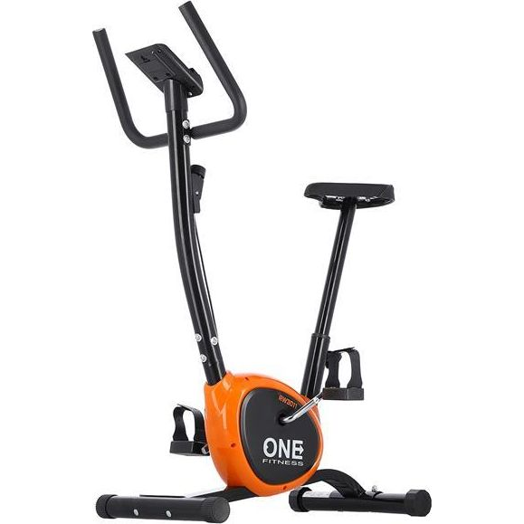ONE Fitness RW3011 mechanikus szobakerékpár, fekete-narancsszín