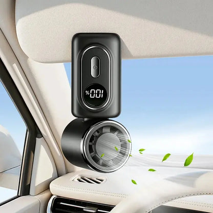 Mini Portable Handheld Clip Fan, Multifunctional Fan, Cordless Handheld Fan, Rechargeable Personal Fan, 3-In-1 Rechargeable 3000mah Battery, 5 Speeds, 180° Adjustable Airflow, USB Charging Cooling, Ideal for Travel & Office
