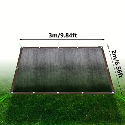 1pcs Black Shade Cloth Netting, 6x10ft Outdoor Mesh Tarp with Grommets - Breathable, for Garden Plants, Greenhouse, Chick