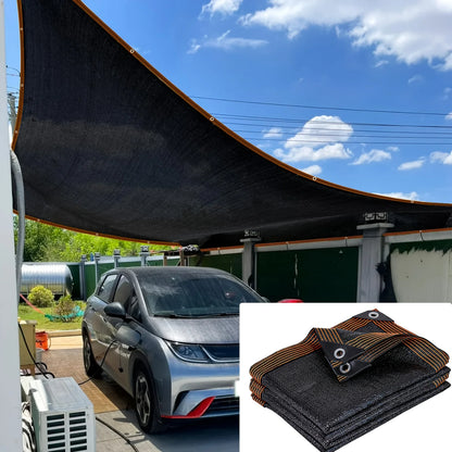 1pcs Black Shade Cloth Netting, 6x10ft Outdoor Mesh Tarp with Grommets - Breathable, for Garden Plants, Greenhouse, Chick