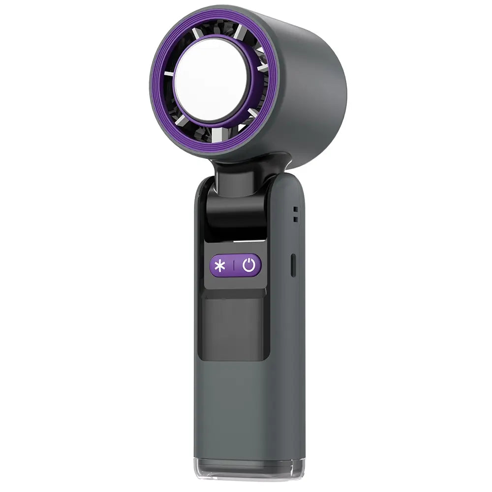Turbo Cooling Handheld Fan with 4000mAh Battery, 199 Adjustable Speeds, 3-in-1 Portable Design for Beach, Travel & Outdoor Activities