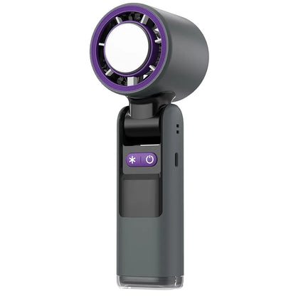 Turbo Cooling Handheld Fan with 4000mAh Battery, 199 Adjustable Speeds, 3-in-1 Portable Design for Beach, Travel & Outdoor Activities