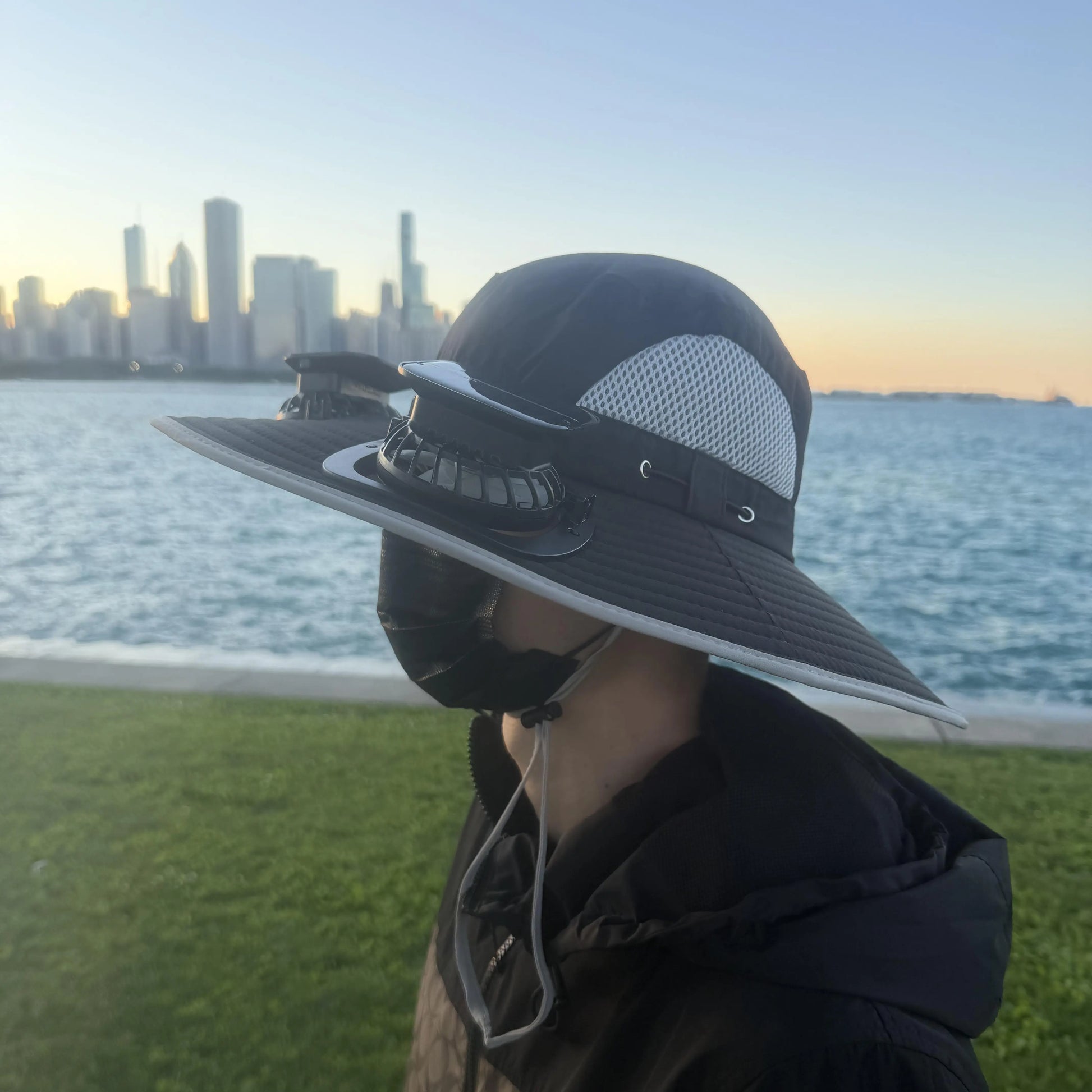 2026 NEW Cooling hat,Suitable for outdoor work, sports,camping, hiking, beach, sun protection hat,suitable for both men and women. Providescoolness and sun protection in summer.golfhat,Reconfigurable fan Adjustable Sun HatLightweight Sun Hat