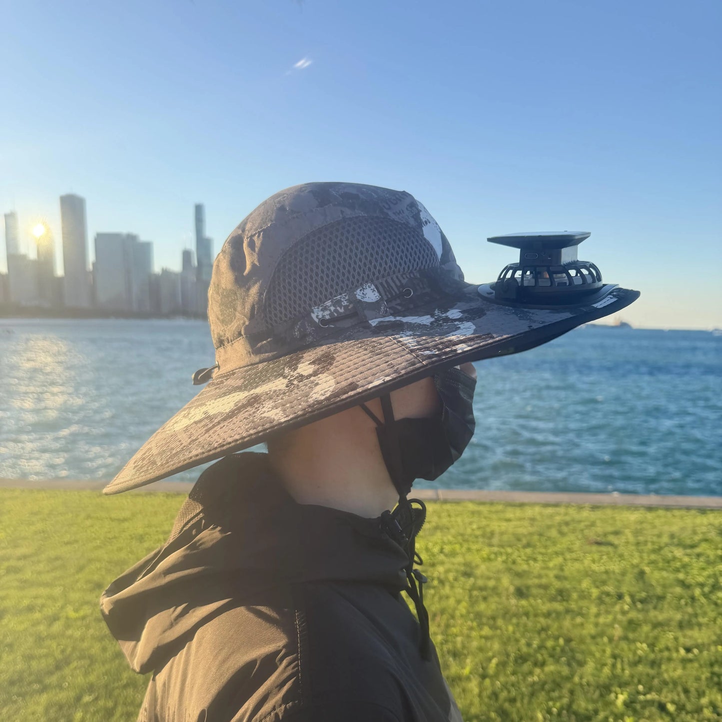 2026 NEW Cooling hat,Suitable for outdoor work, sports,camping, hiking, beach, sun protection hat,suitable for both men and women. Providescoolness and sun protection in summer.golfhat,Reconfigurable fan Adjustable Sun HatLightweight Sun Hat