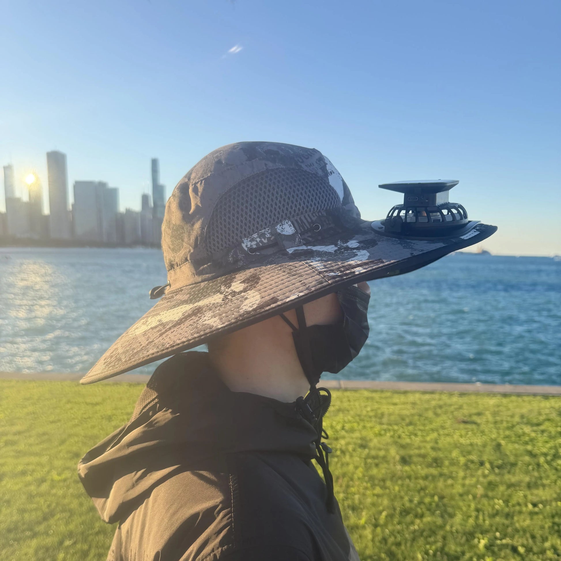 2026 NEW Cooling hat,Suitable for outdoor work, sports,camping, hiking, beach, sun protection hat,suitable for both men and women. Providescoolness and sun protection in summer.golfhat,Reconfigurable fan Adjustable Sun HatLightweight Sun Hat