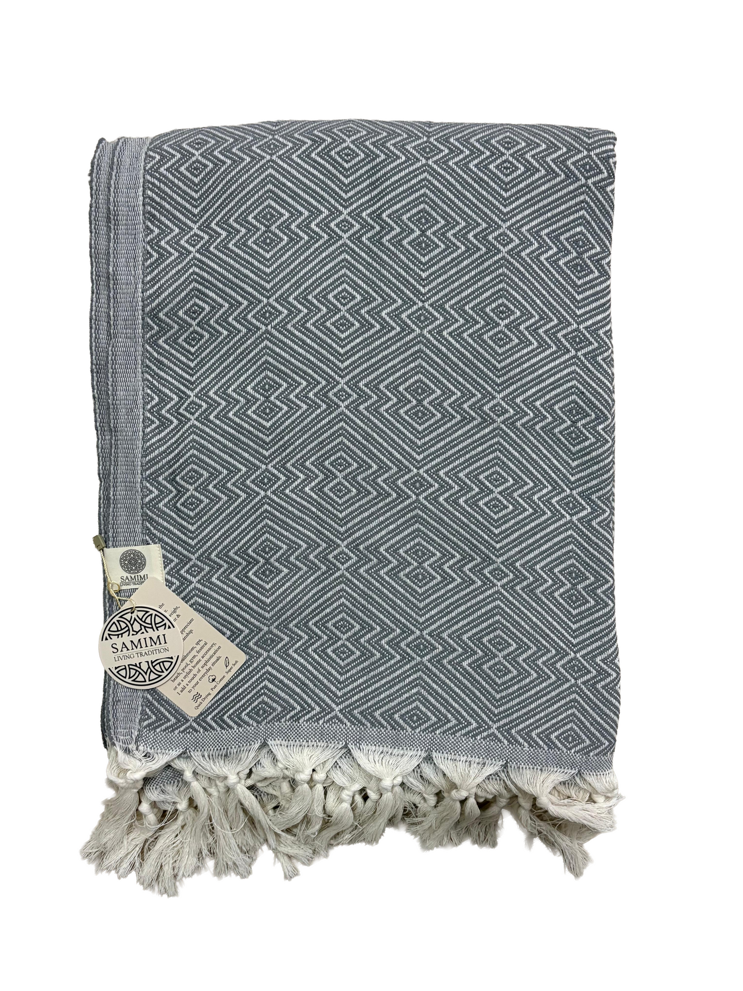ATOM XXL Cotton Beach Towel 200x250 – Graphite Grey