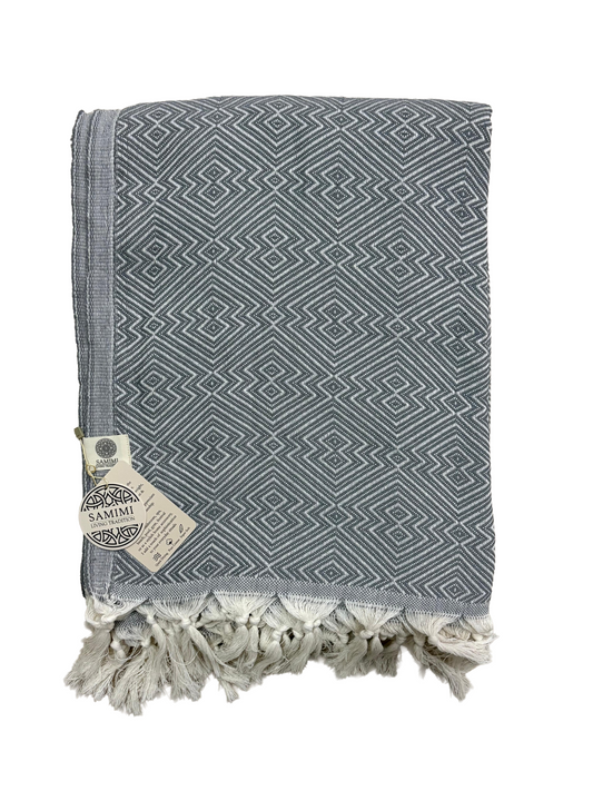 ATOM XXL Cotton Beach Towel 200x250 – Graphite Grey