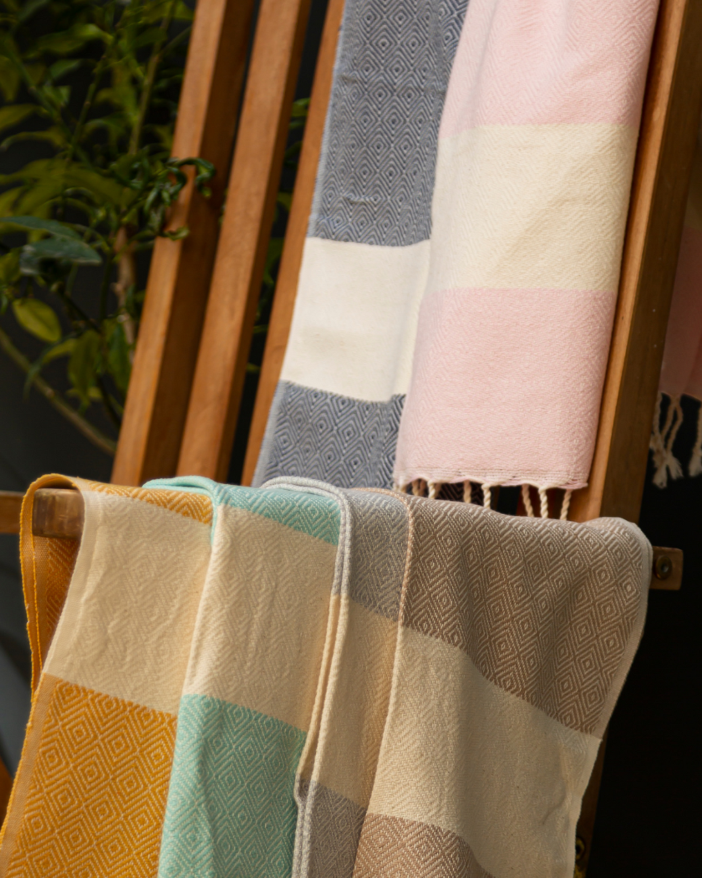 DIAMANT Hammam Towel, Beach Towel, Pestemal - Beige