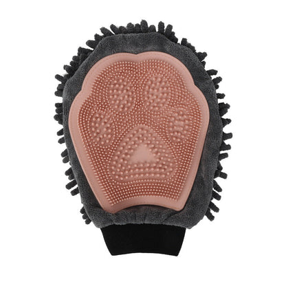 Cross-border Pet Bathing Glove Dog Double-Sided Cleaning Massage Bath Brush Cat Petting Massage Brush Pet Supplies
