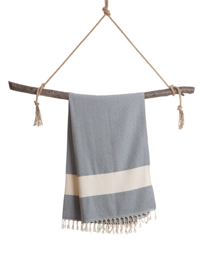 DIAMANT Hammam Towel, Beach Towel, Pestemal - Blue