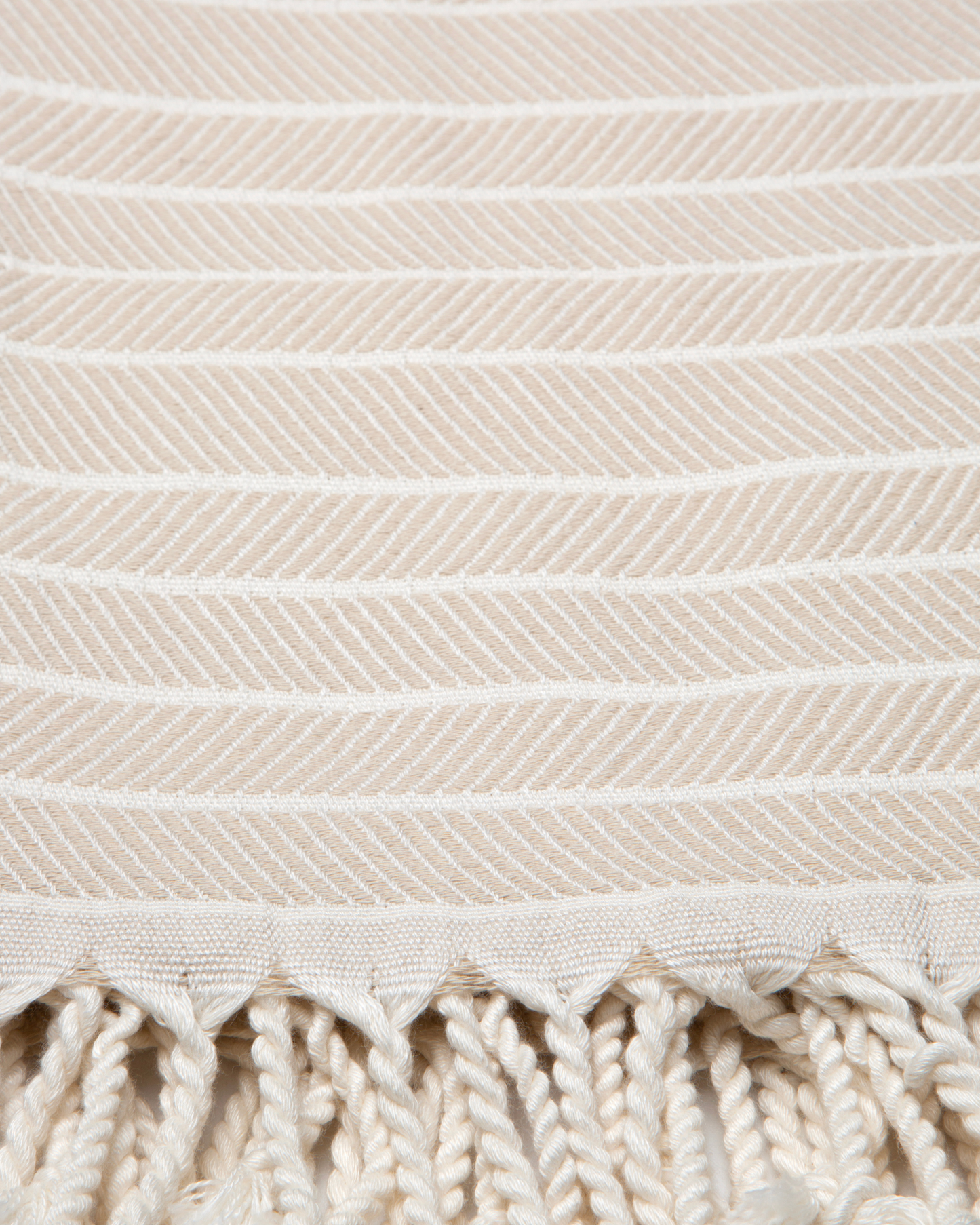 ILVA Turkish Hammam Towel, Spa & Sauna Towel / Made of Bamboo and Cotton - Beige