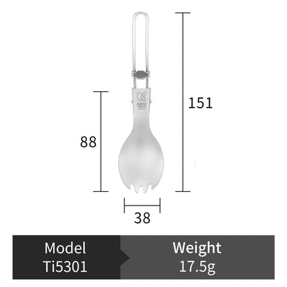 Couverts Pliables en Titane