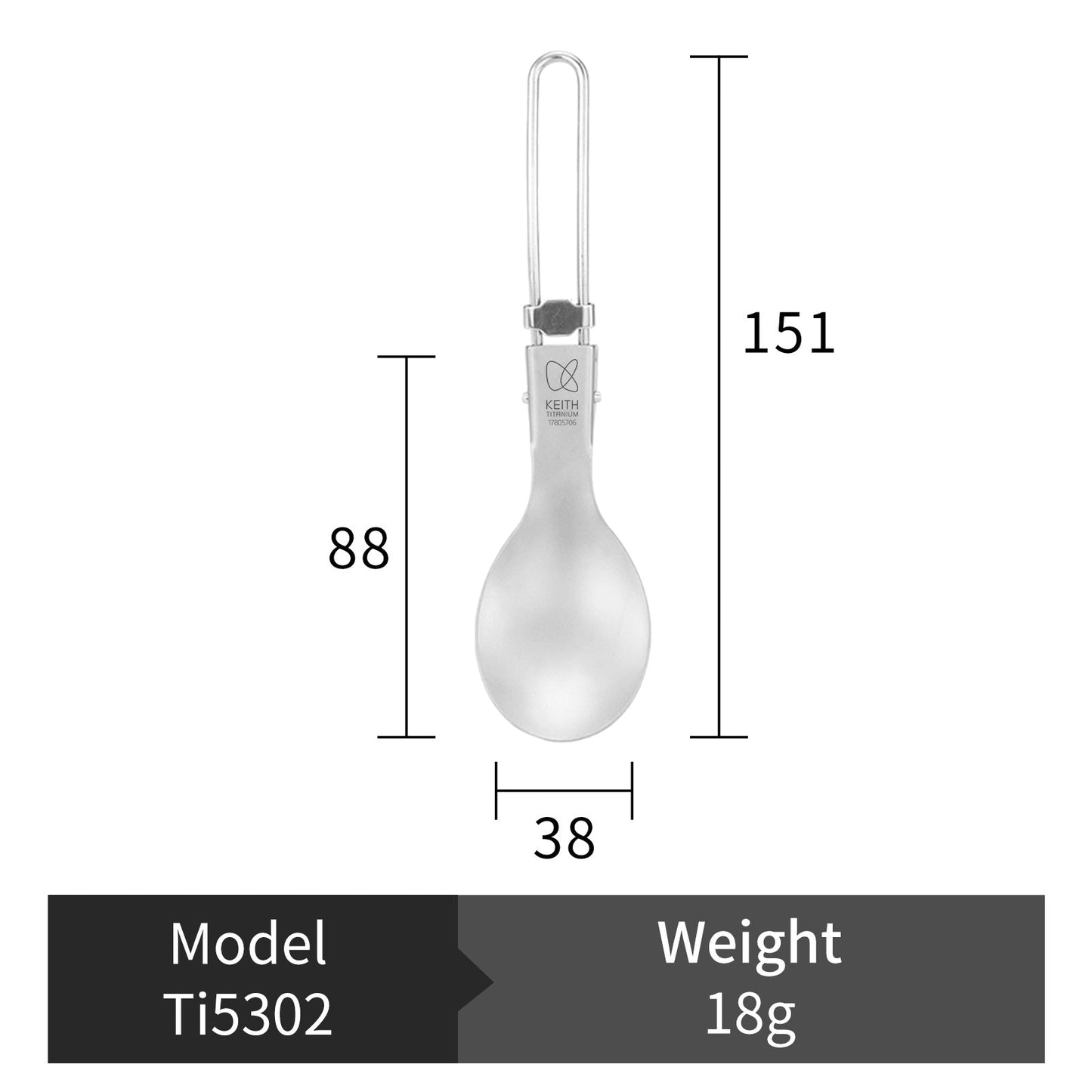 Couverts Pliables en Titane