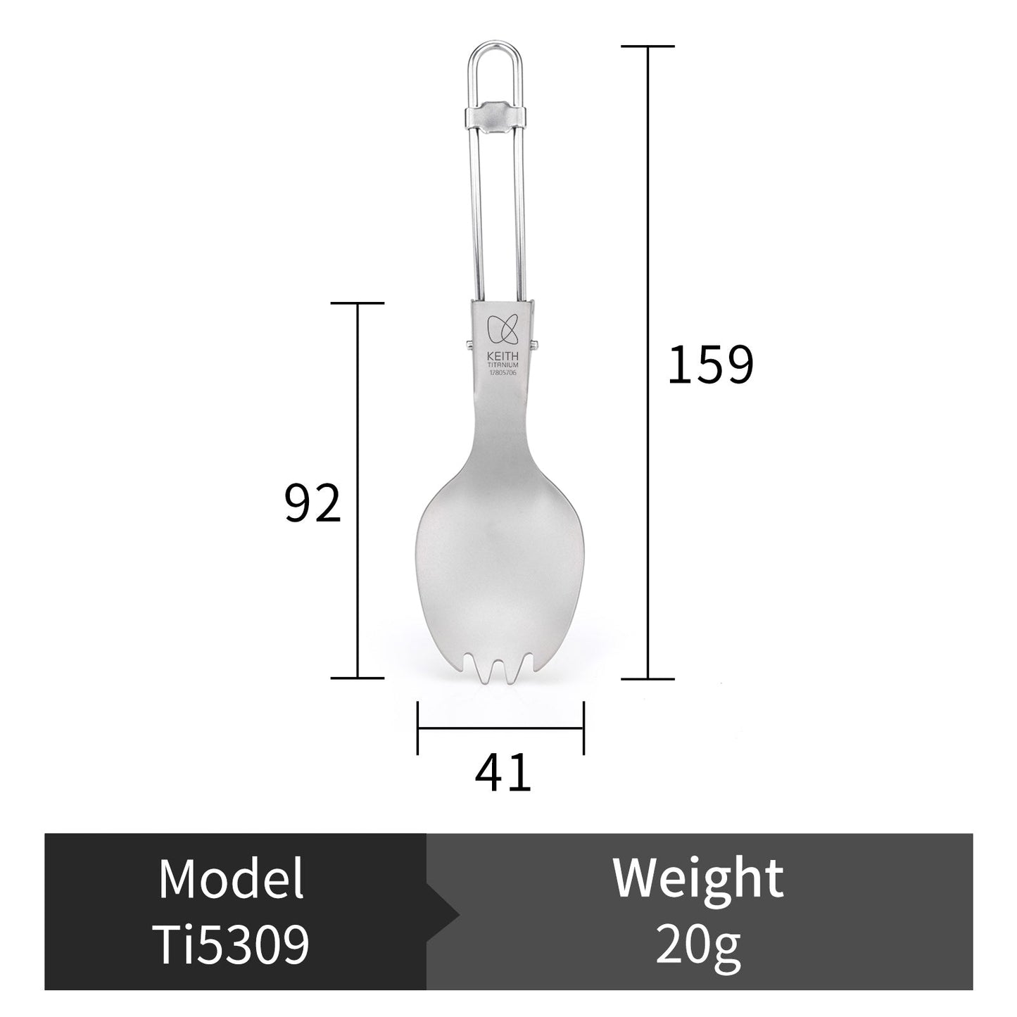 Couverts Pliables en Titane