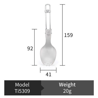 Couverts Pliables en Titane