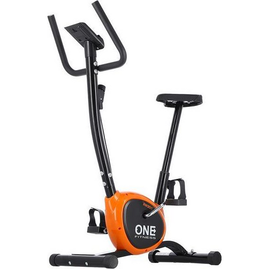 ONE Fitness RW3011 mechanikus szobakerékpár, fekete-narancsszín